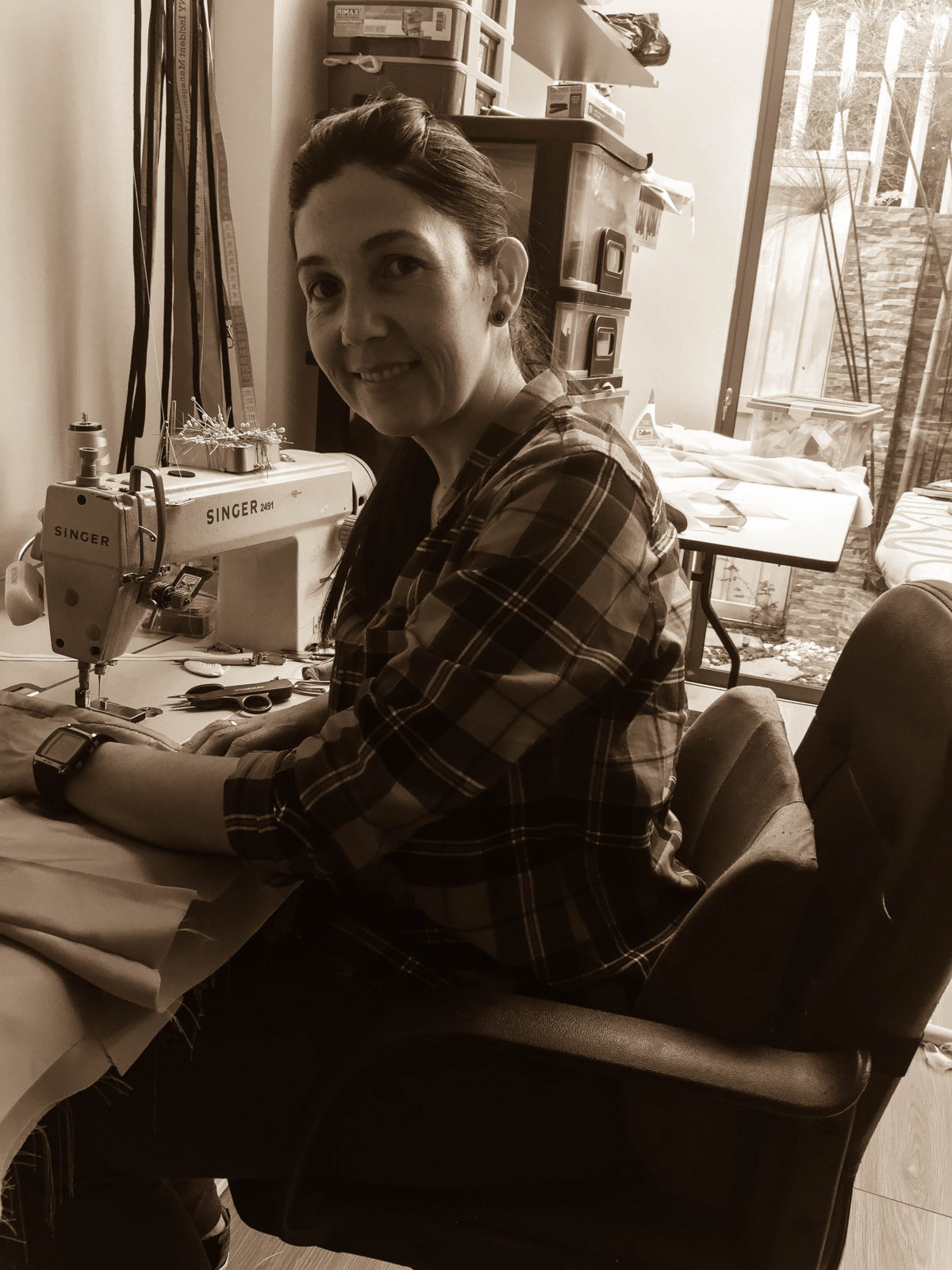 Diseñadora de modas Pilar Camargo